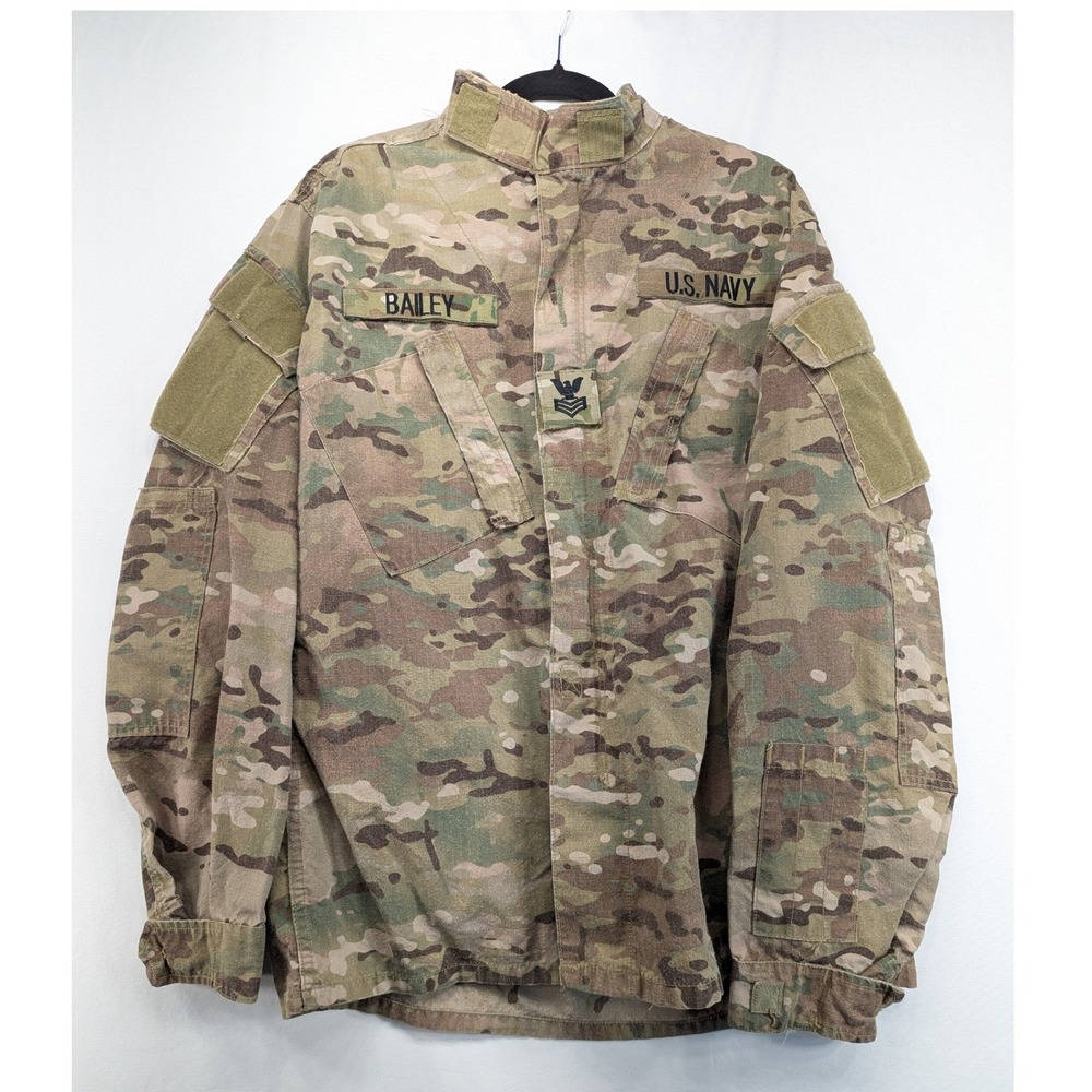 US Navy OCP Multicam Combat Uniform Coat Medium Long Flame Resistant Ripstop